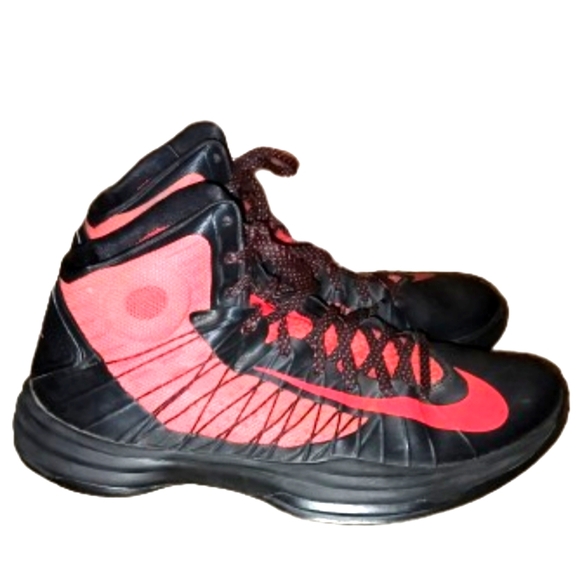 Nike Hyperdunk 2012 Black University Red Shoes Men’s Size 11 524934-006 - Picture 1 of 8